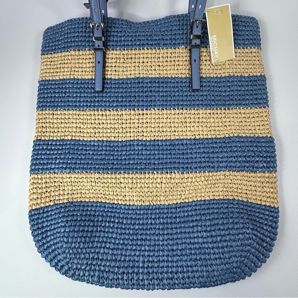 NWT Women’s Michael Kors Quinn Hand Crocheted Tote/Shoulder Bag - Picture 4 of 9